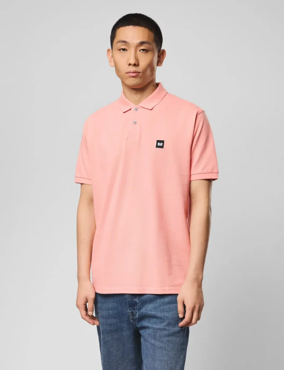 Picture of Weekend Offender Heathcote Badge Polo | Coral
