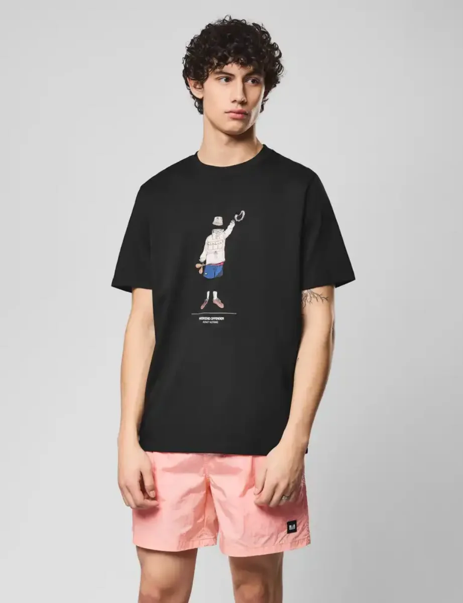 Weekend Offender Hassen Graphic Tee | Black