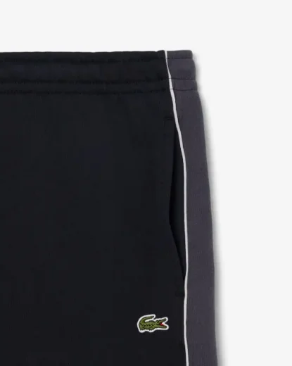 Lacoste Colour Block Fleece Shorts | Black