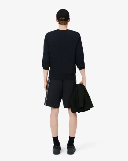 Lacoste Colour Block Fleece Shorts | Black