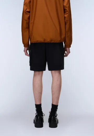Napapijri Box Logo Sweat Cargo Shorts | Black