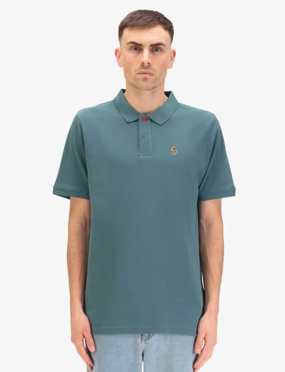 Picture of Luke 1977 New Mead Pique Polo | Teal