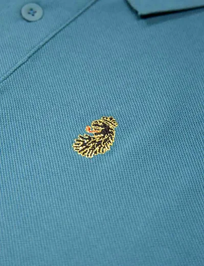 Picture of Luke 1977 New Mead Pique Polo | Teal