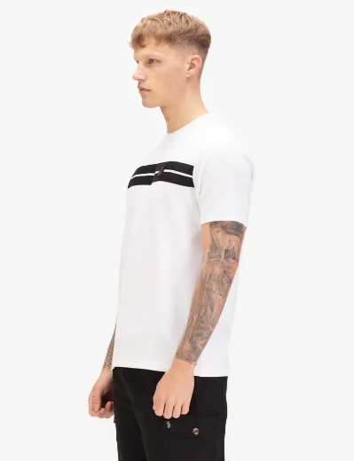 Picture of Luke 1977 Hopkins 1000 T-Shirt | White Black Tape