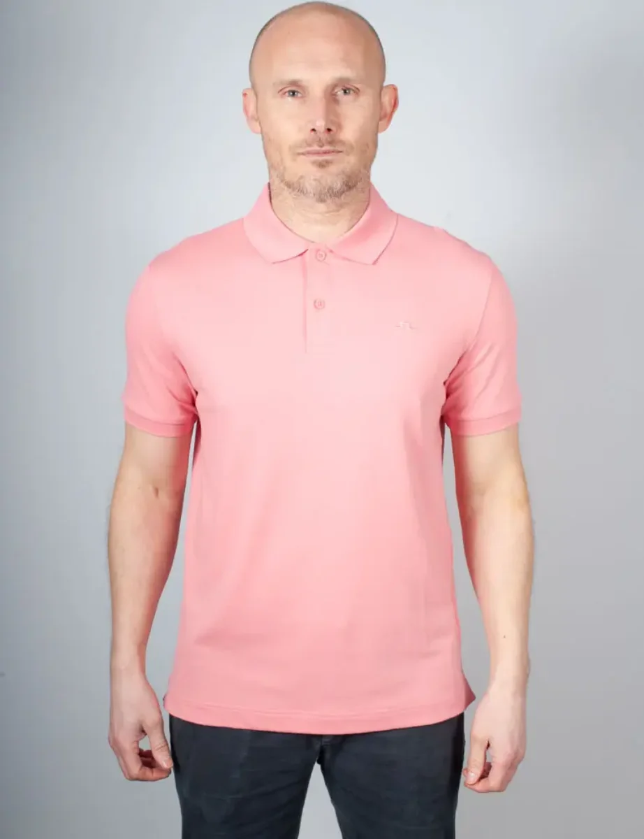 J Lindeberg Verse Polo Shirt | Pink