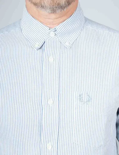 Fred Perry Oxford Stripe Shirt | Blue\White