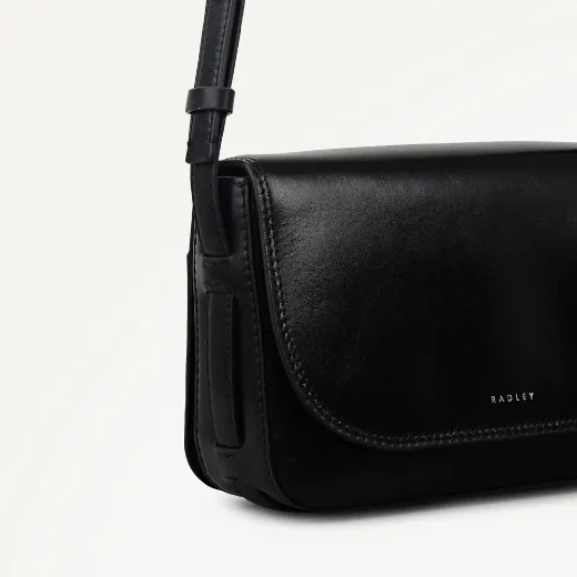 Picture of Radley Pocket Street Flapover Cross Body Bag | Black
