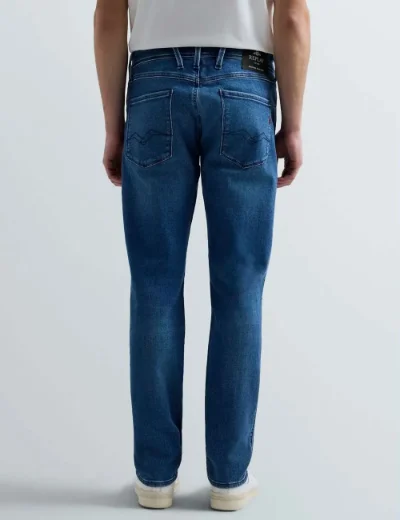 Replay Anbass Slim-Fit Jean | Mid Blue 