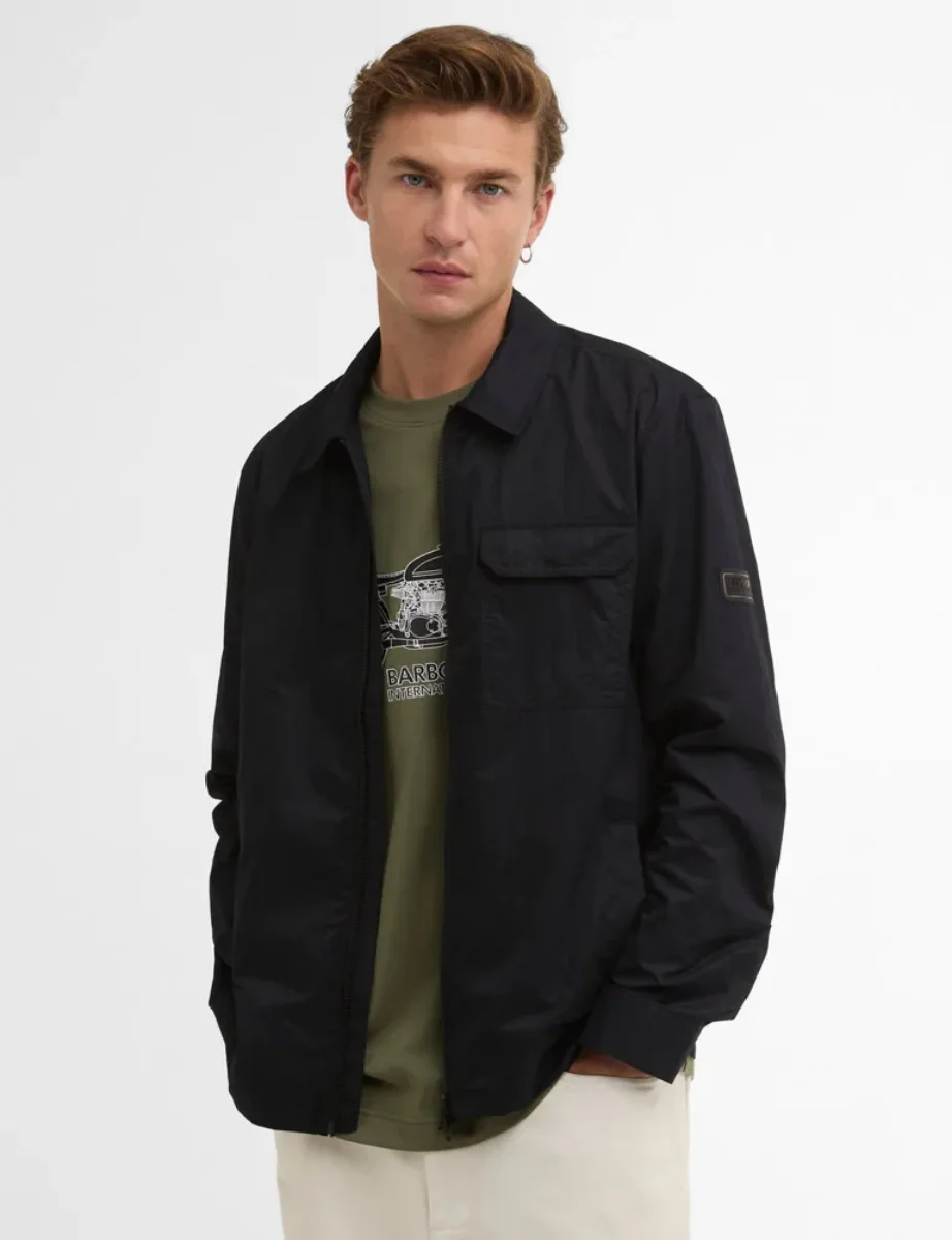 Barbour International Warren Overshirt | Black