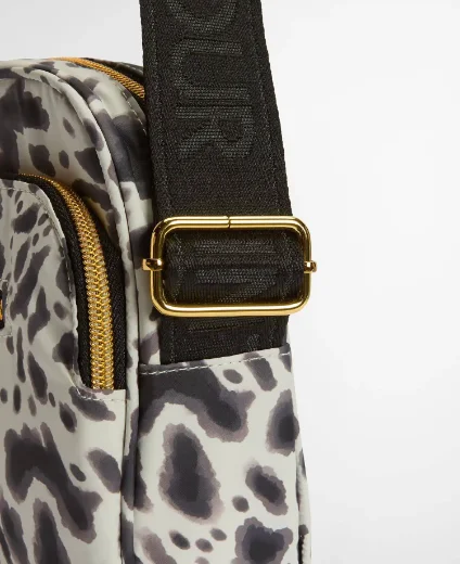 Barbour International Women's Boulevard Crossbody Bag | Bio Ink Leopard Print