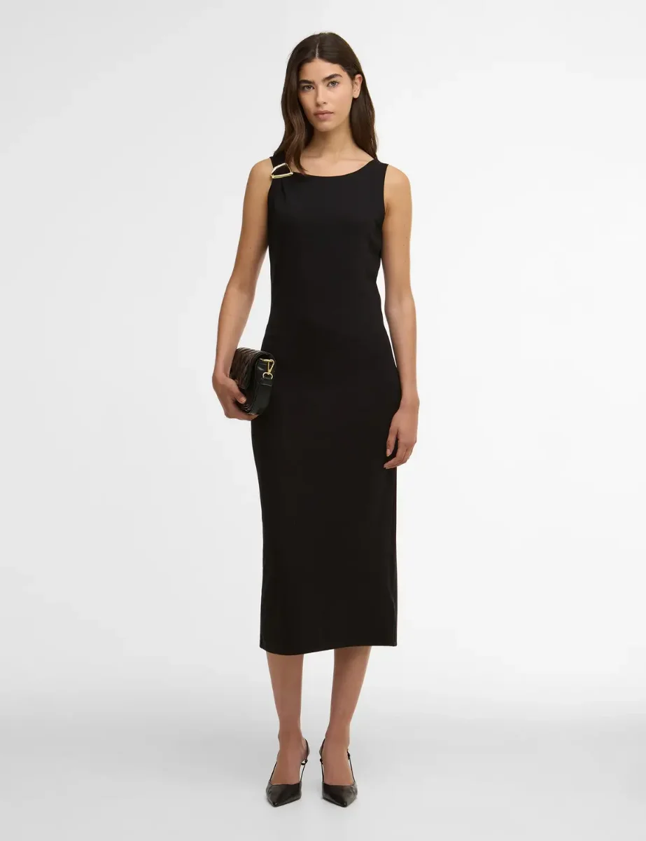 Barbour Intl Women's GIGI Midi Dress | Black