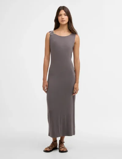 Barbour Intl Women's GIGI Midi Dress | Lavender Grey