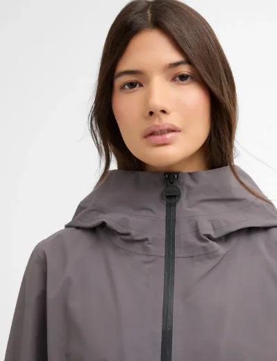 Barbour Intl Kyra Waterproof Jacket | Lavender Grey