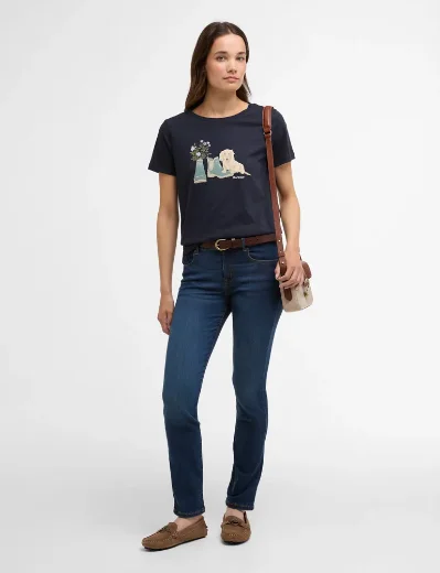 Barbour Women's Brambles T-Shirt | Navy