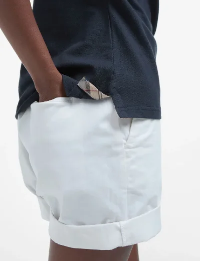 Barbour Women's Malvern Polo Top | Navy / Hessian