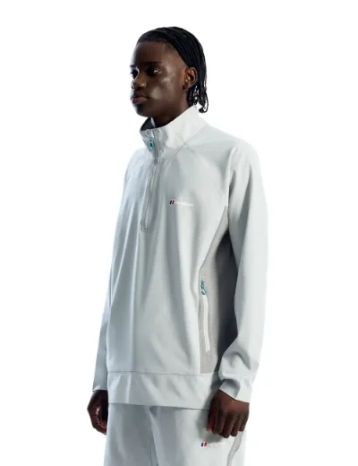 Berghaus Wavertree Half Zip Sweater | Light Grey