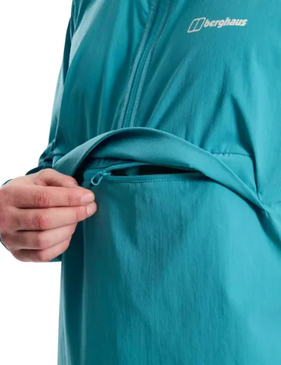 Picture of Berghaus Wandermoor Wind Smock | Teal 
