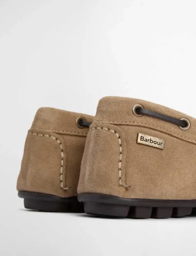 Picture of Barbour Men's Courage Driving Shoe | Taupe Suede