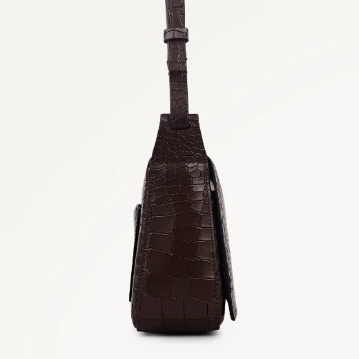 Radley Westwell Lane Small Flapover Cross Body Bag | Oak Croc