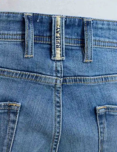 Replay RBJ.981 Tapered Fit Denim Shorts | Medium Blue