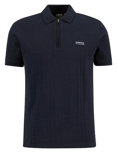 Barbour International Langston Polo | Navy