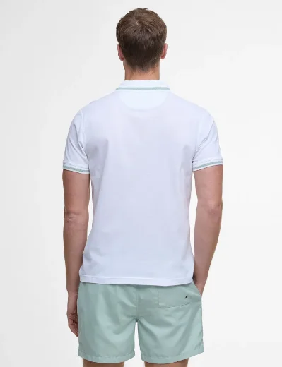 Barbour Ferrybridge Lightweight Polo | White