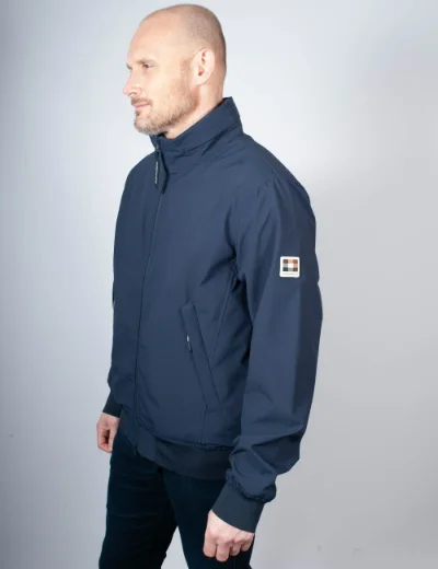 Aquascutum Softshell Mock Neck Jacket | Navy