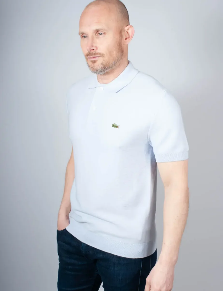Picture of Lacoste Classic Fit Knitted Polo | Light Blue