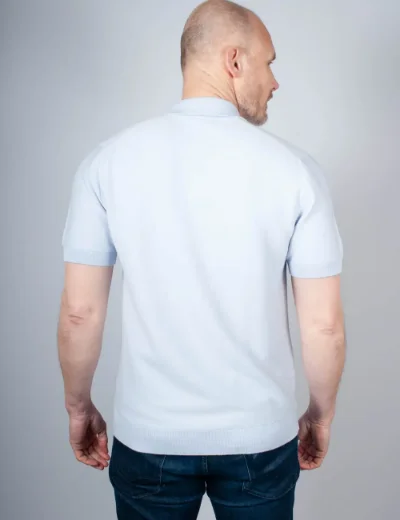 Picture of Lacoste Classic Fit Knitted Polo | Light Blue