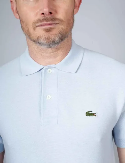 Picture of Lacoste Classic Fit Knitted Polo | Light Blue