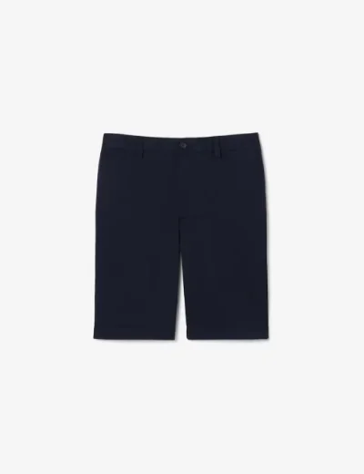 Lacoste Stretch Twill Chino Shorts | Navy
