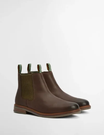 Barbour Farsley Chelsea Boot | Choco