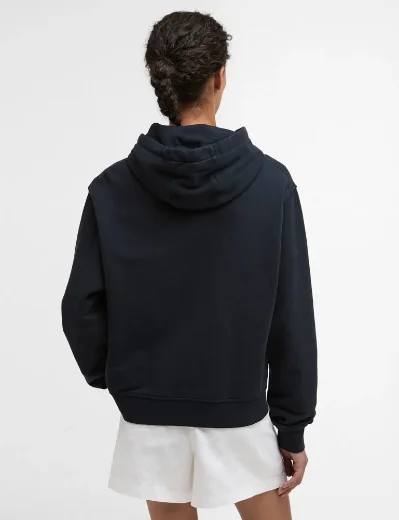 Picture of Barbour Womens Bede Oversized Hoodie | Navy