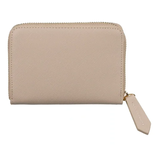 Picture of Valentino Zero RE Medium Zip Around Wallet | Ecru