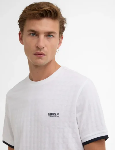 Barbour International Langston T-Shirt | White