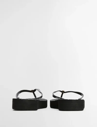 Barbour Womens Tilda Flip Flops | Black