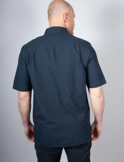 Fred Perry Short Sleeve Oxford Shirt | Dark Airforce