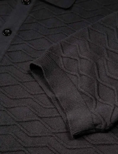 Luke 1977 Kennet Knitted Shirt | Black