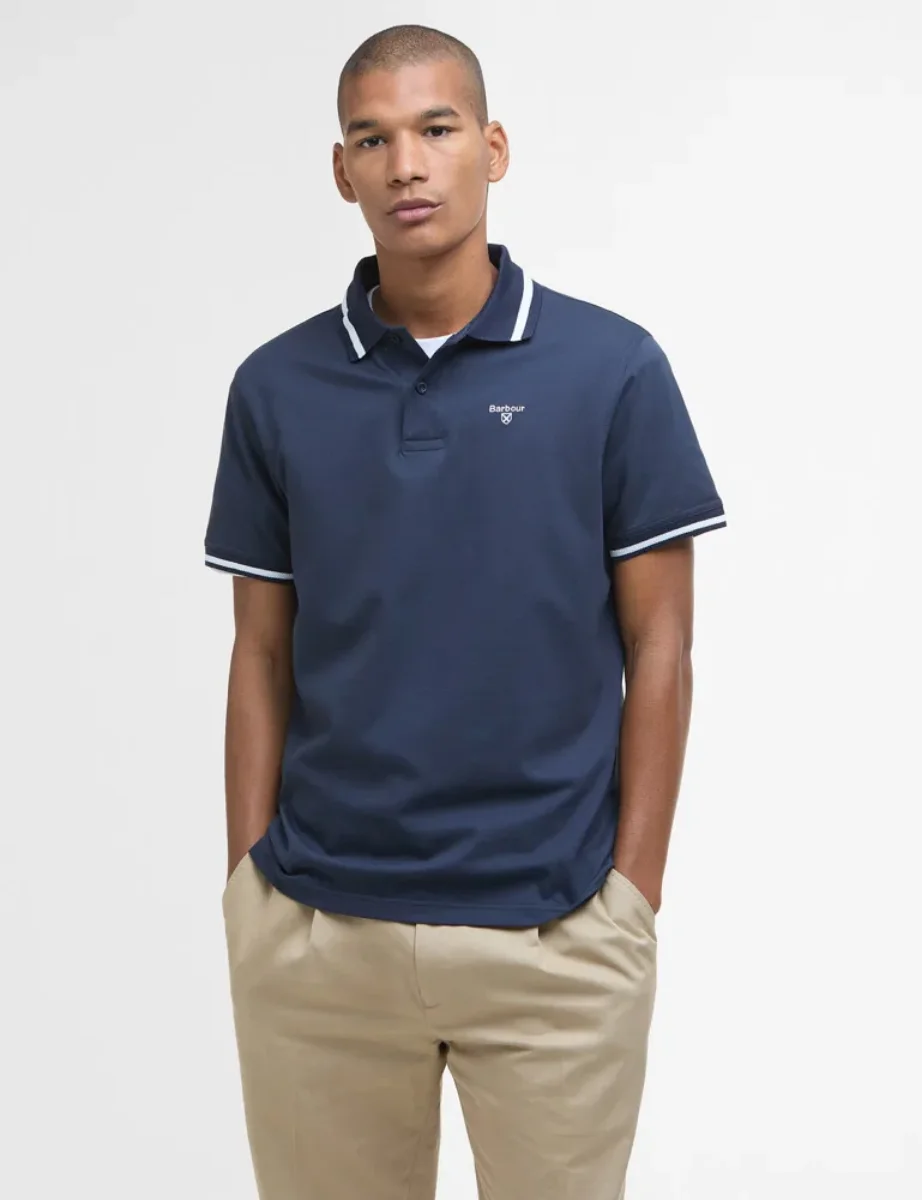 Picture of Barbour Ferrybridge Lightweight Polo | Navy