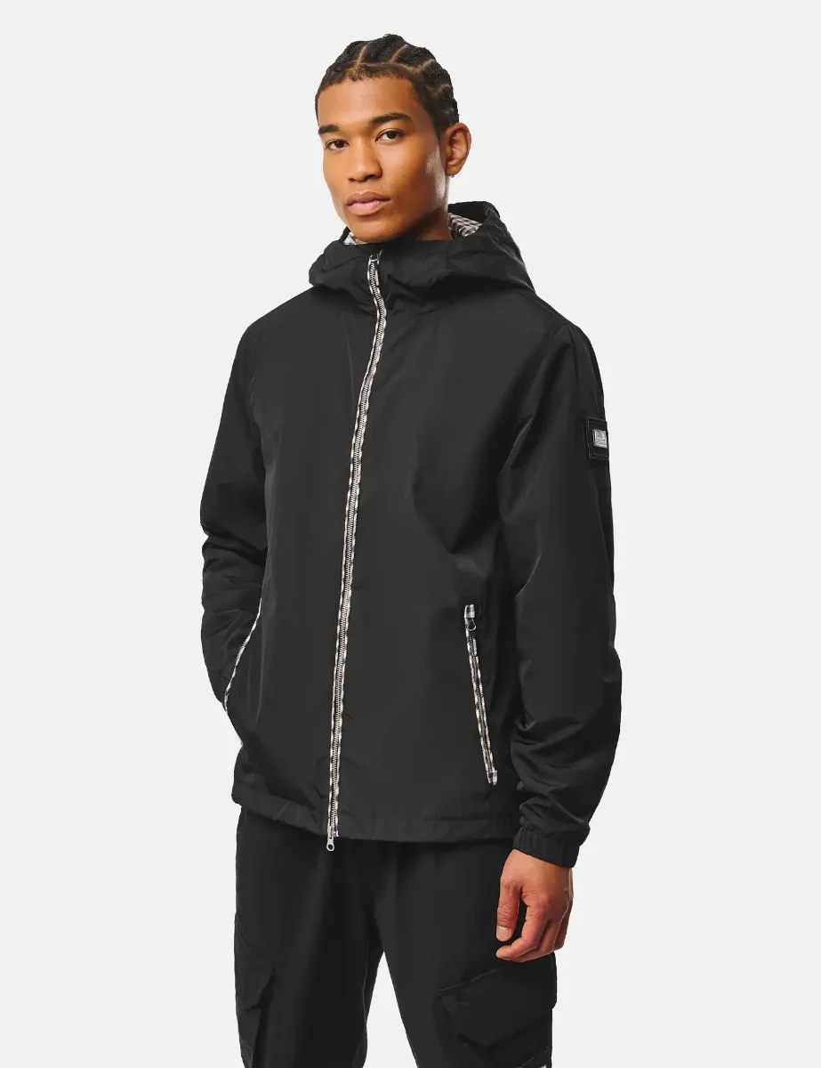 Weekend Offender Campania Check Jacket | Black