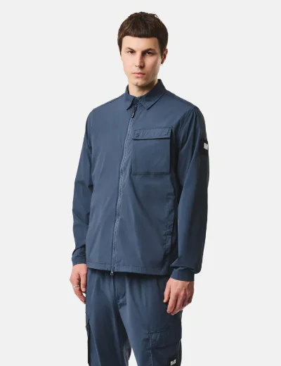 Picture of Weekend Offender Southbank Technical Overshirt | Lagoon