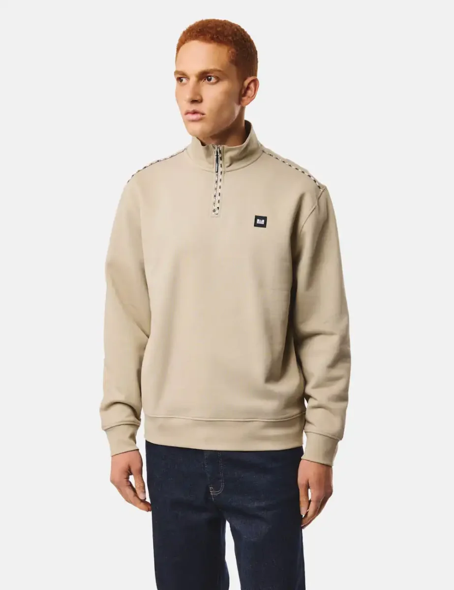 Weekend Offender Matisa Quarter Zip Sweat | Rock