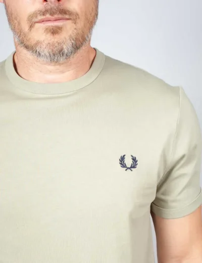 Fred Perry Ringer T-Shirt | Seagrass