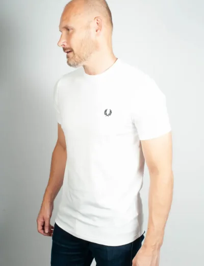 Fred Perry Ringer T-Shirt | White