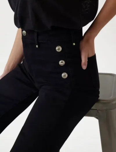 Guess New Faye Chino Jeans | Black