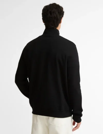 Barbour International Essential Half Zip Sweatshirt | Black