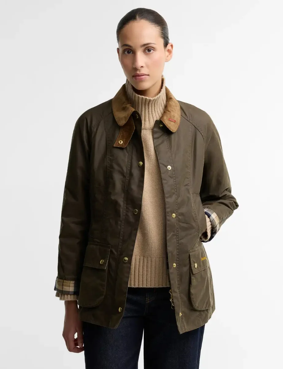 Barbour Womens Icons Beadnell Jacket | Beech/Birchwood