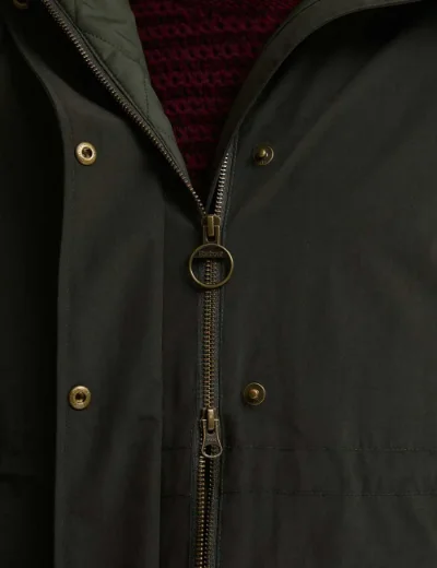 Barbour Womens Hester Waterproof Jacket | Sage/Classic Tartan