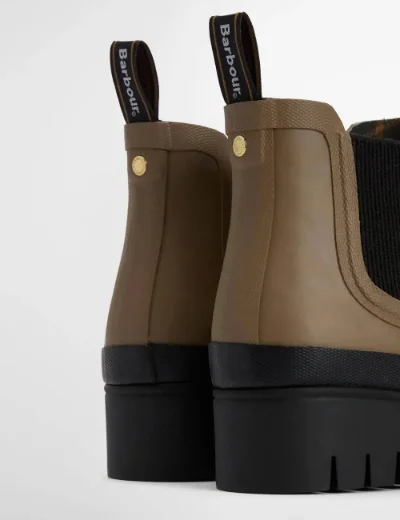 Picture of Barbour Halton Ankle Wellingtons | Military Brown