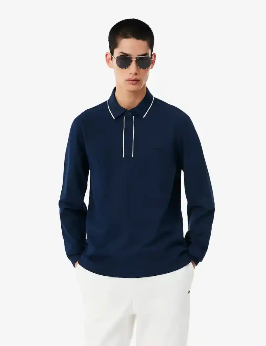 Lacoste Long Sleeve Polo | Blue Marine